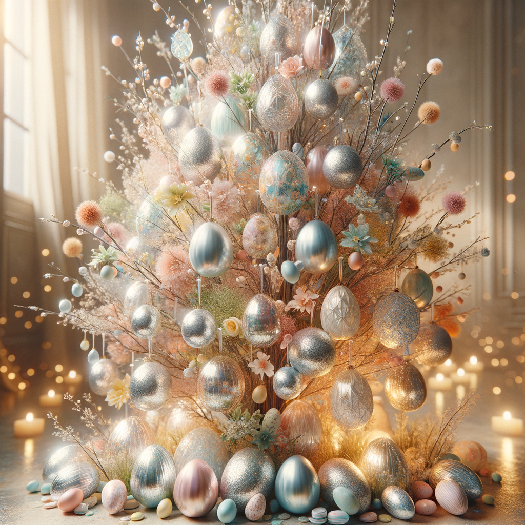 Ways to Decorate Your Easter Tree with Mercury Glass Ornaments