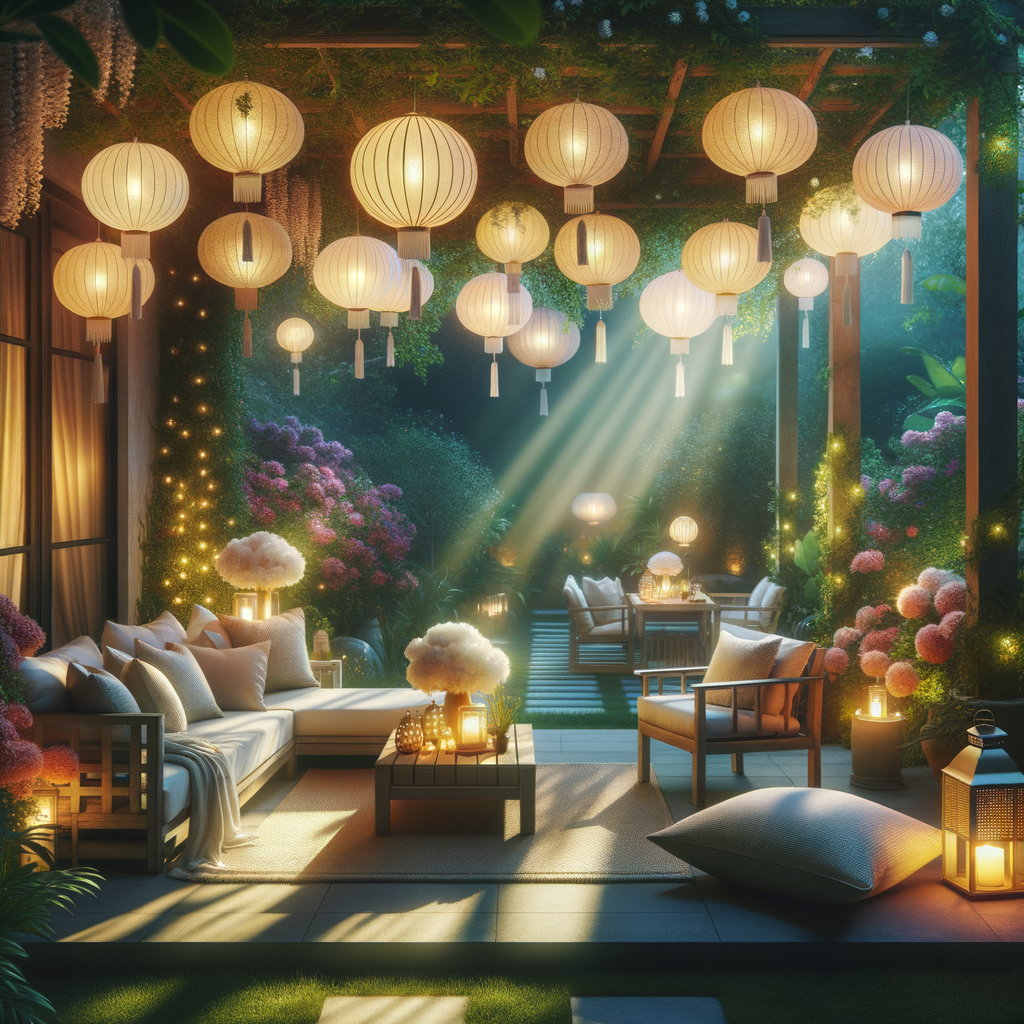Designing Your Dream Outdoor Living Space with Paper & Nylon Lanterns