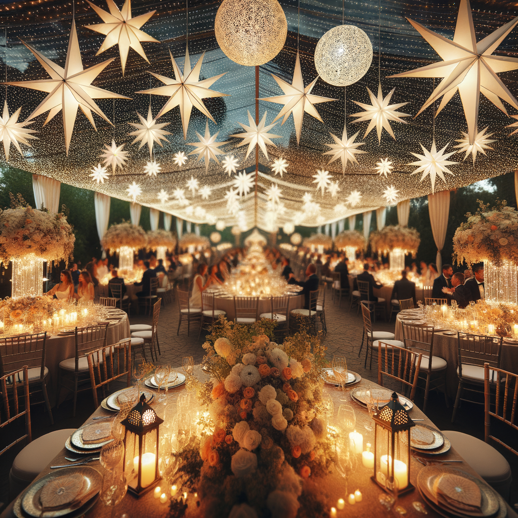 10 Unique Ways to Use Star Lanterns for a Celestial-Themed Wedding