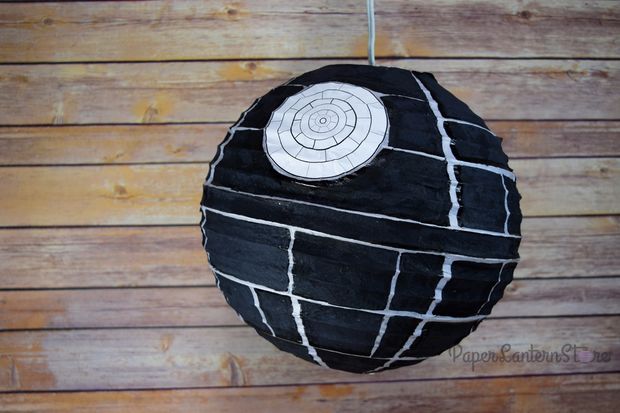DIY Death Star Paper Lantern