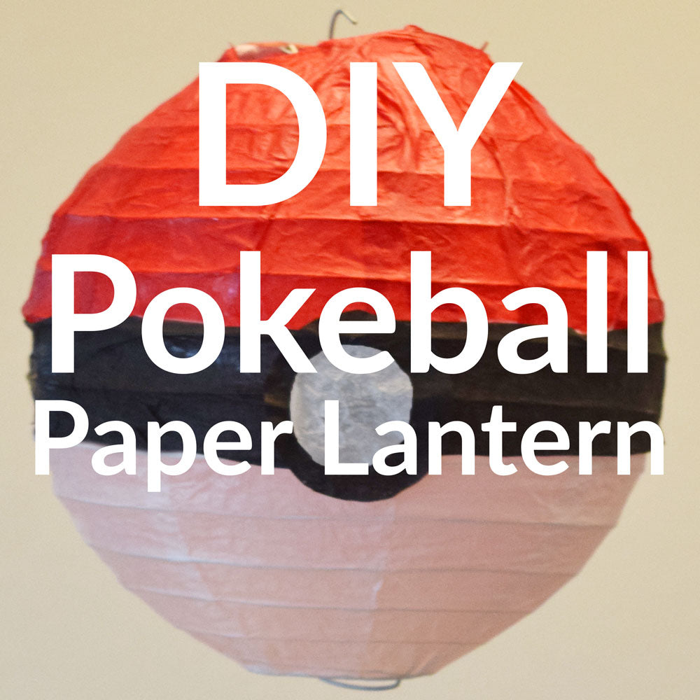 DIY Pokemon Go, Pokeball Paper Lantern