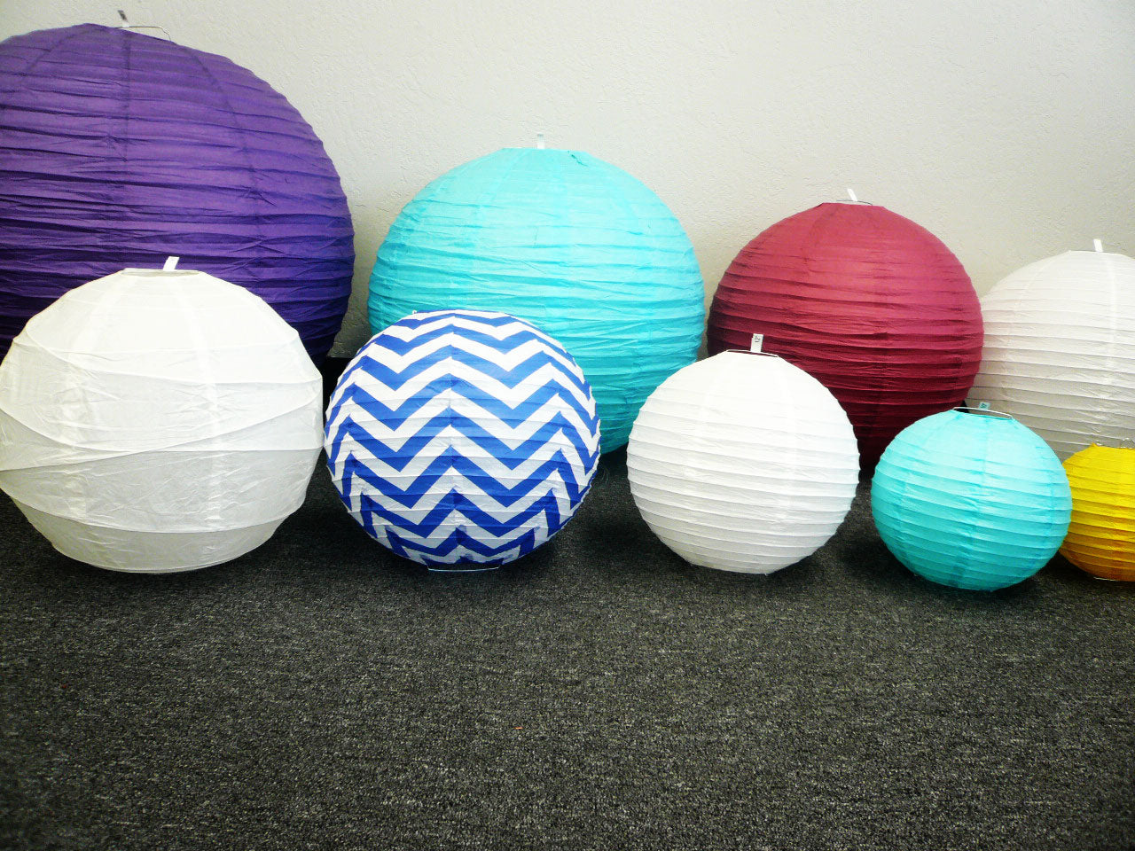 How Big? - Paper Lantern Size Comparisons