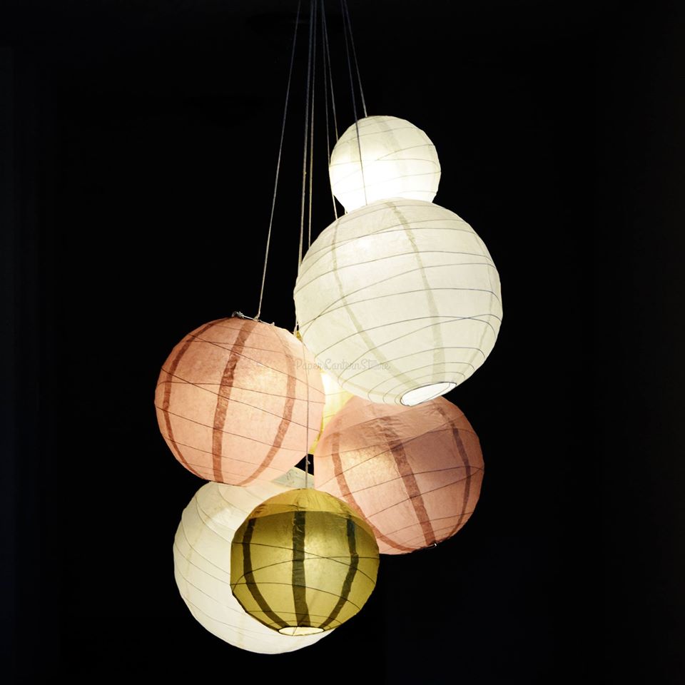 How To Do Your Own Wedding Paper Lantern Chandelier