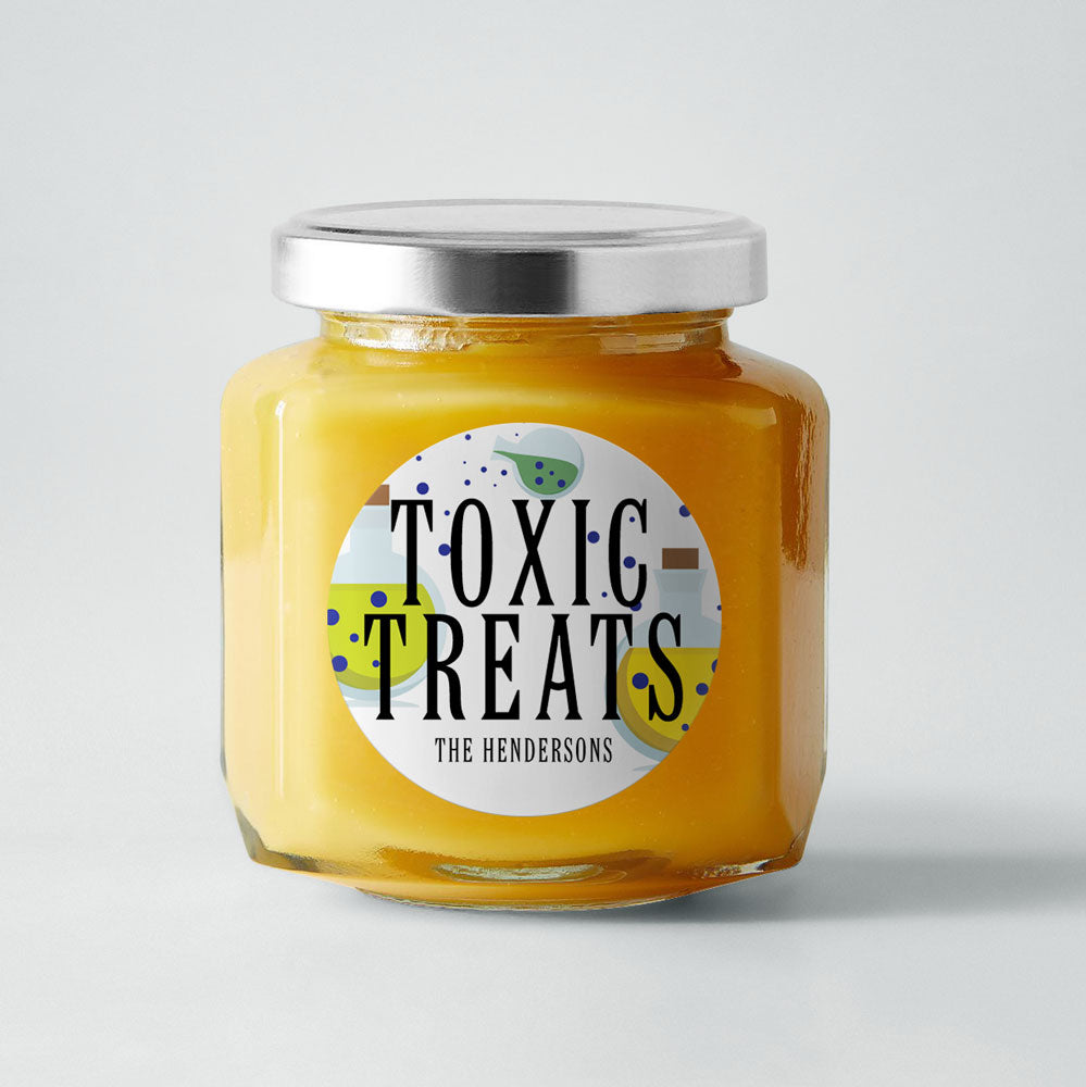 Personalized Halloween Favor Stickers