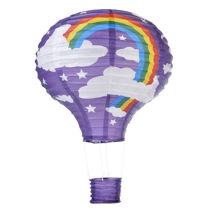Rainbow Hot Air Balloon Paper Lanterns