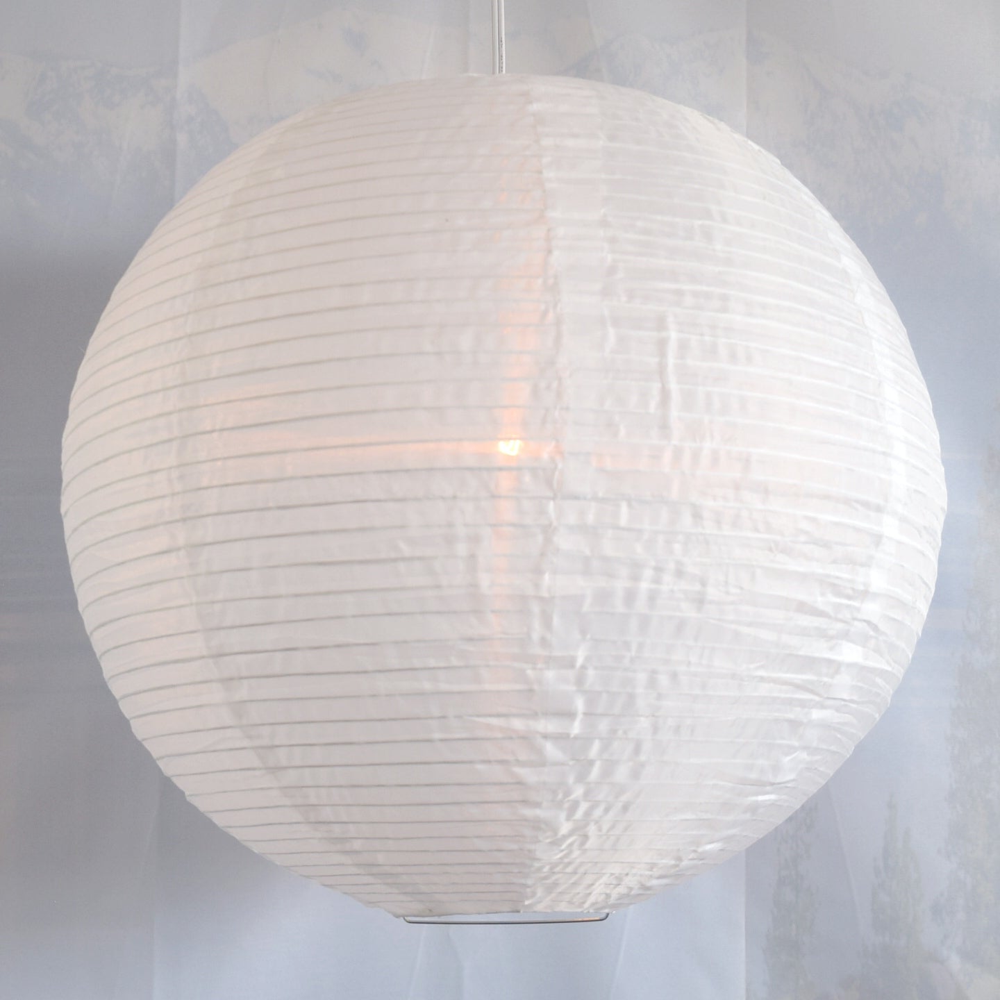White Fine Line Premium Nylon Lanterns, Extra Sturdy
