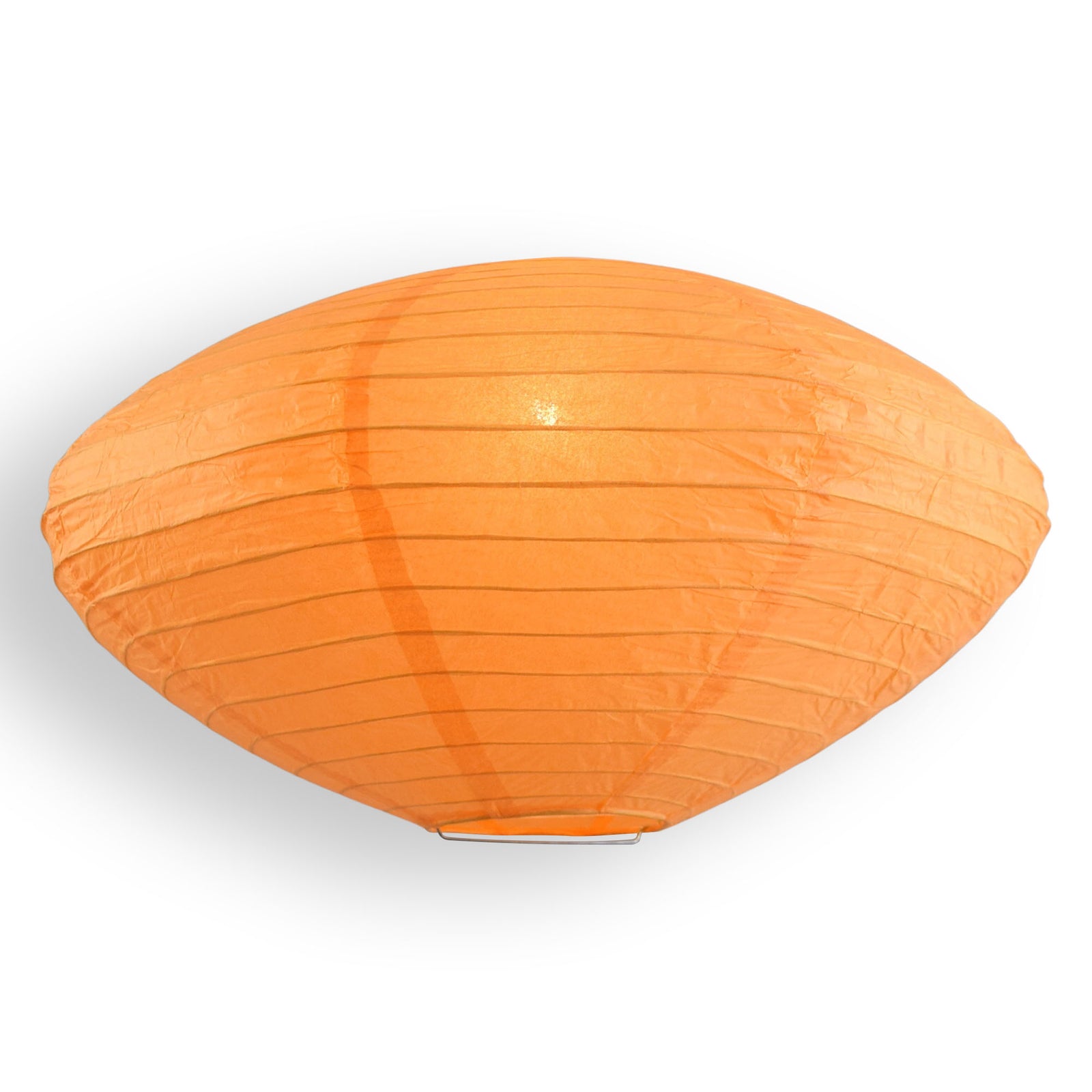 16" Orange Saturn UFO Paper Lantern