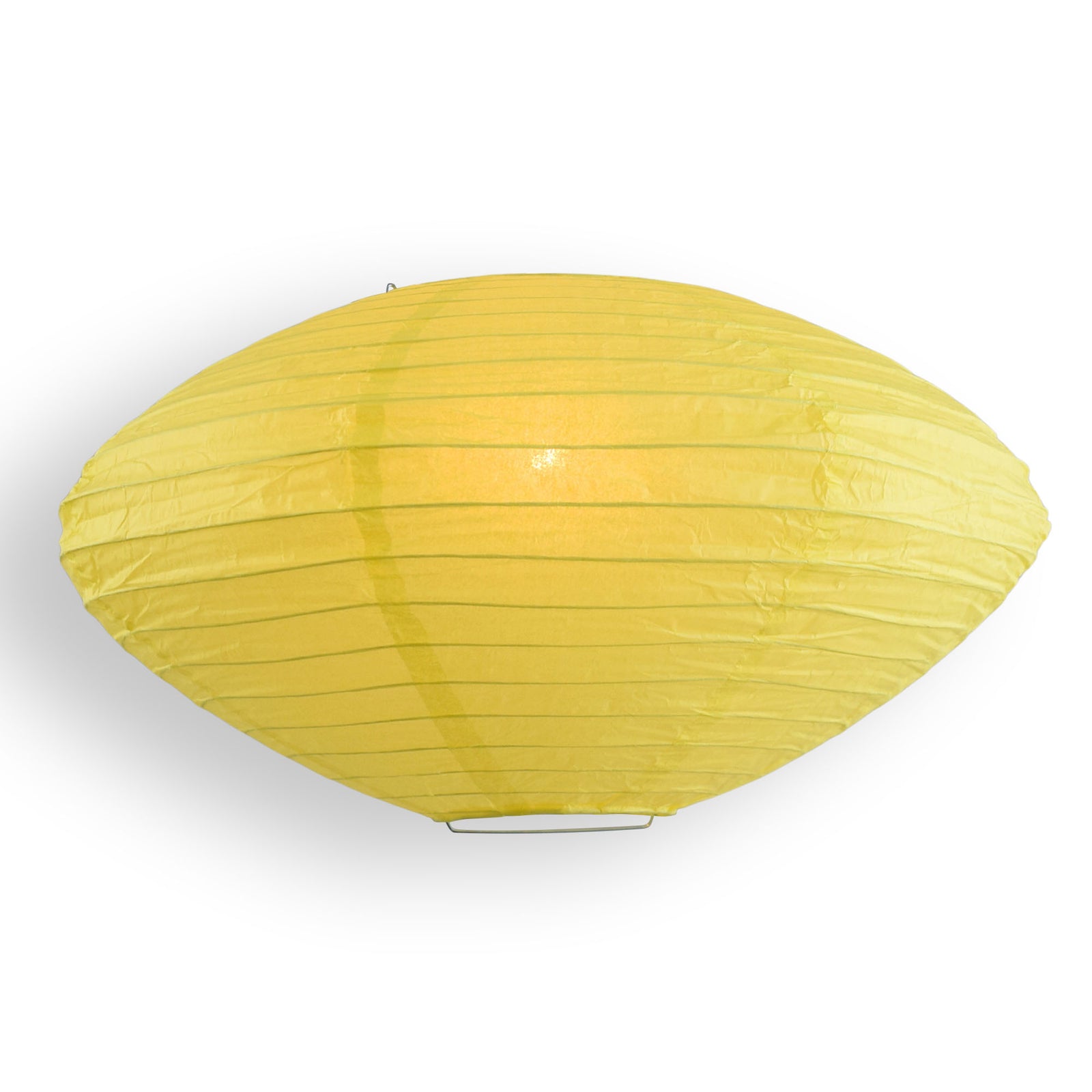 16" Yellow Saturn UFO Paper Lantern