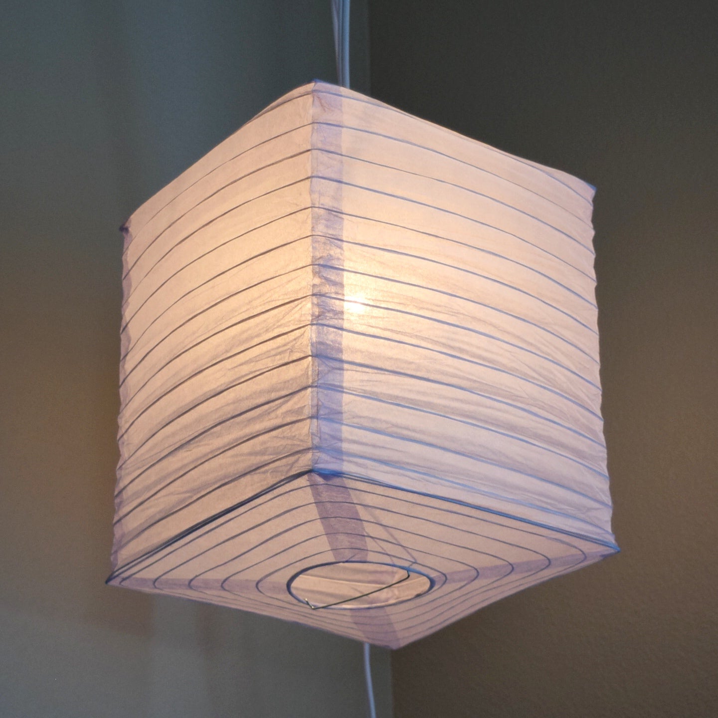 Lavender Hako Paper Lantern