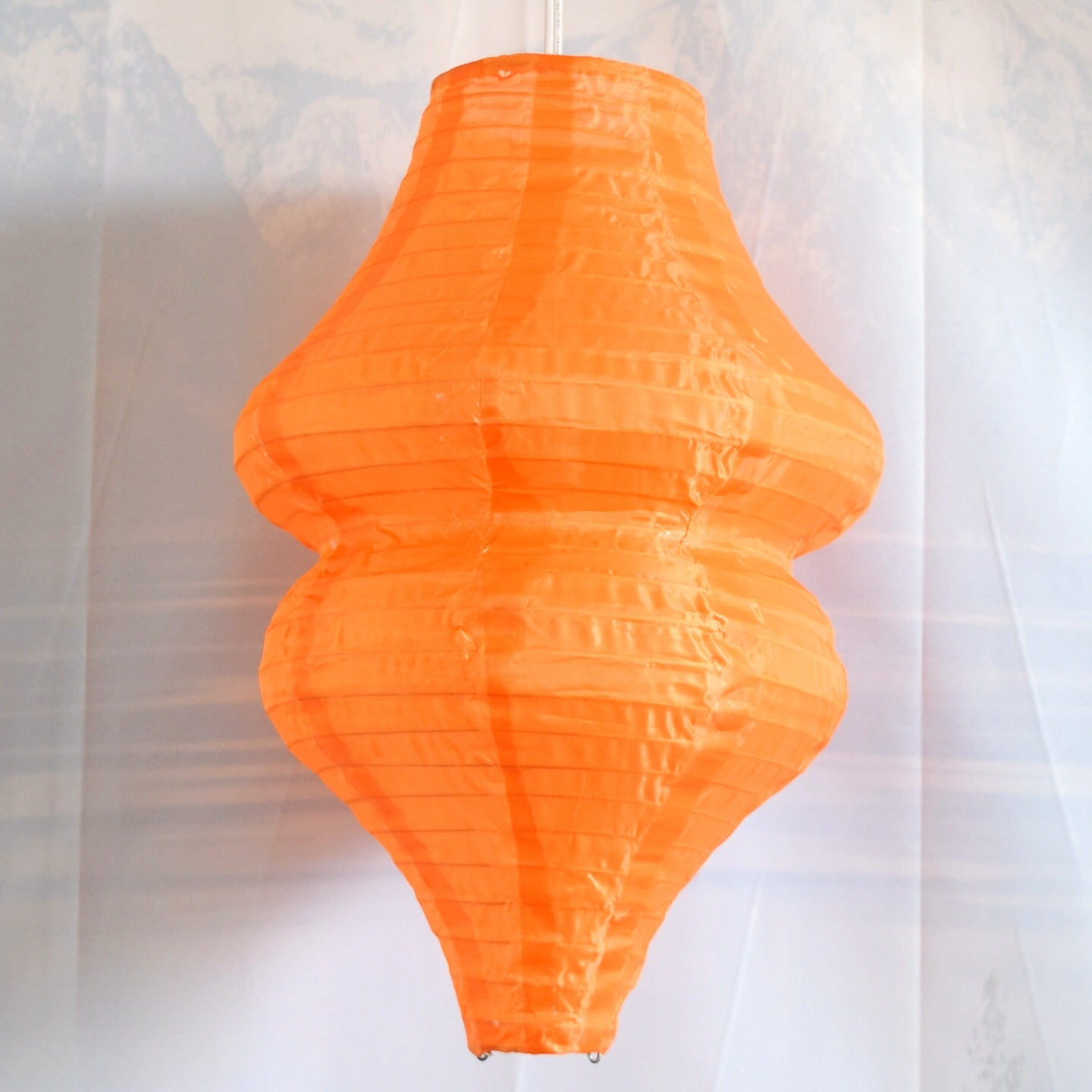 Orange Beehive Unique Shaped Nylon Lantern, 10-inch x 14-inch