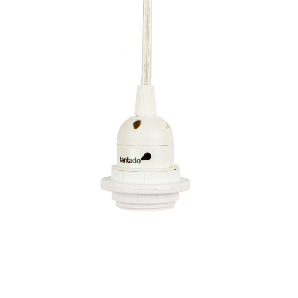 Single Socket Clear Pendant Light Lamp Cord for Lanterns, Switch, 11 FT - Electrical Swag Light Kit - PaperLanternStore.com - Paper Lanterns, Decor, Party Lights &amp; More