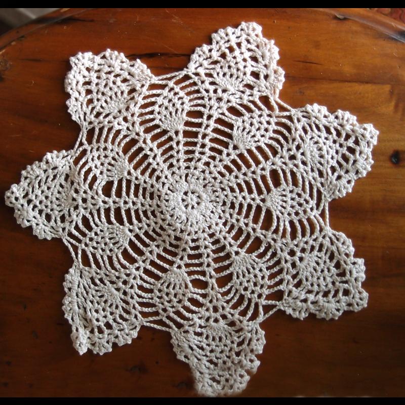 11.5&quot; Bloom Shaped Crochet Lace Doily Placemats, Handmade Cotton Doilies - Beige (2 Pack) - PaperLanternStore.com - Paper Lanterns, Decor, Party Lights &amp; More