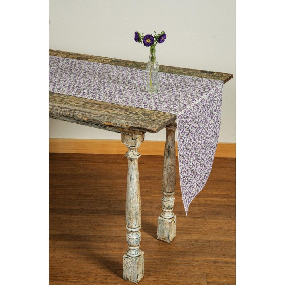 Plum Purple Floral Table Runner - PaperLanternStore.com - Paper Lanterns, Decor, Party Lights & More