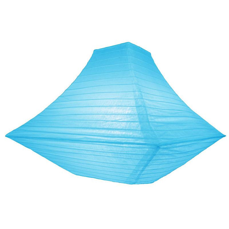 14" Turquoise Pagoda Paper Lantern - PaperLanternStore.com - Paper Lanterns, Decor, Party Lights & More