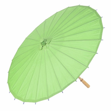 BULK PACK (10) 32" Grass Greenery Paper Parasol Umbrellas - PaperLanternStore.com - Paper Lanterns, Decor, Party Lights & More