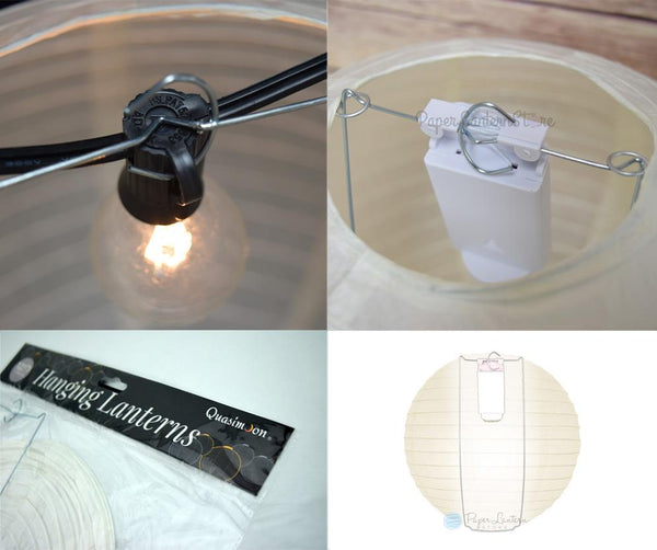 BULK PACK (3) 12" Ivory Dragon Cloud Premium Texture Fibrous Paper Lantern - PaperLanternStore.com - Paper Lanterns, Decor, Party Lights & More
