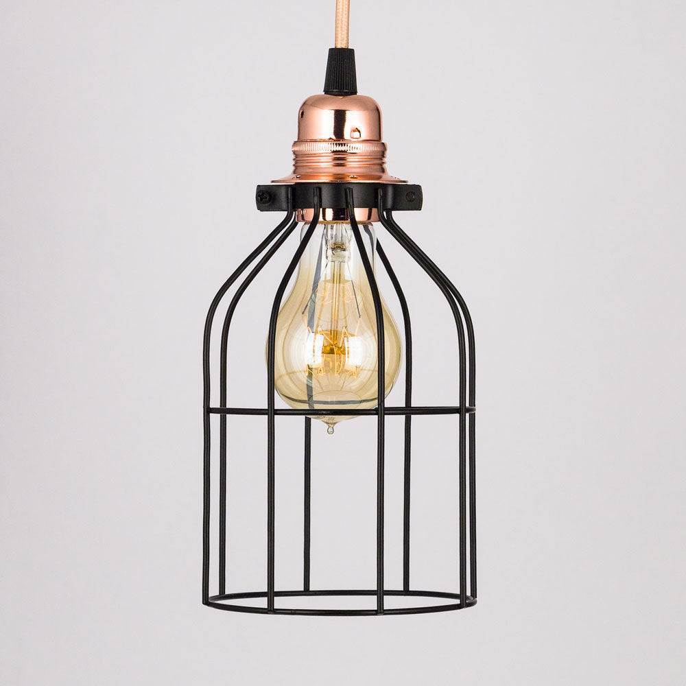 Bottle Shaped Vintage Edison Light Bulb Cage for Pendant Lightss *Bulb Cage Only - PaperLanternStore.com - Paper Lanterns, Decor, Party Lights & More