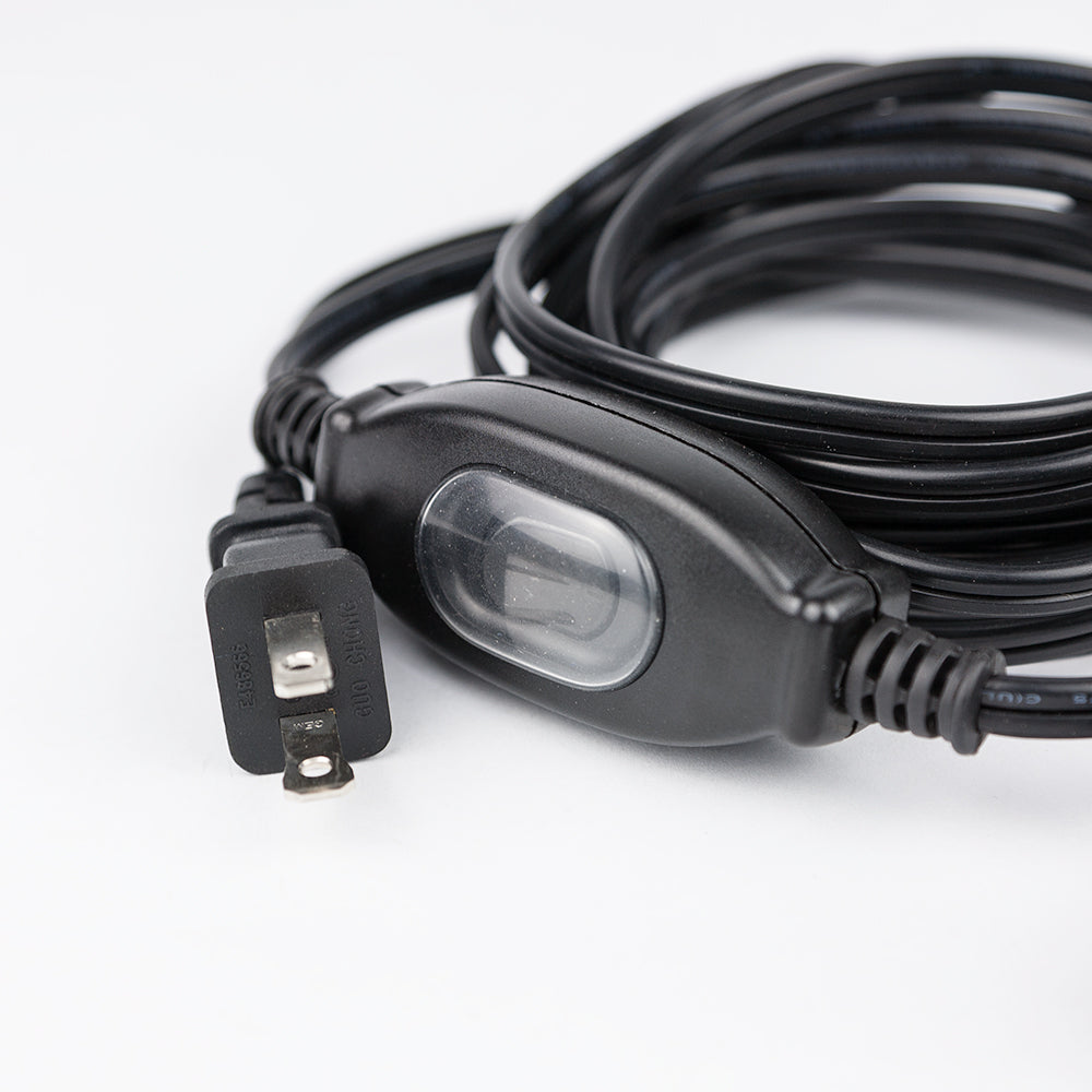 15FT Black Commercial Grade Outdoor Pendant Light Lamp Cord (On/Off Switch) - Electrical Swag Light Kit - PaperLanternStore.com - Paper Lanterns, Decor, Party Lights & More