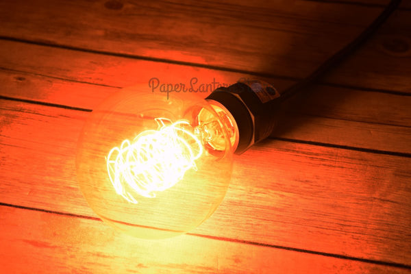 Single Socket Black Pendant Light Lamp Cord for Lanterns & Light Bulbs, Switch, 15 FT, UL Listed - Electrical Swag Light Kit - PaperLanternStore.com - Paper Lanterns, Decor, Party Lights & More