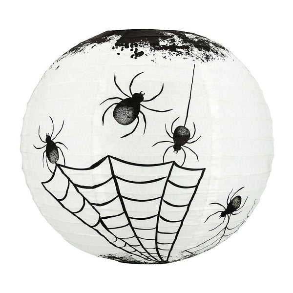 5 PACK | 14&quot; Halloween Spiders Spooky Bug Webs Paper Lantern, Hanging Decoration - PaperLanternStore.com - Paper Lanterns, Decor, Party Lights &amp; More