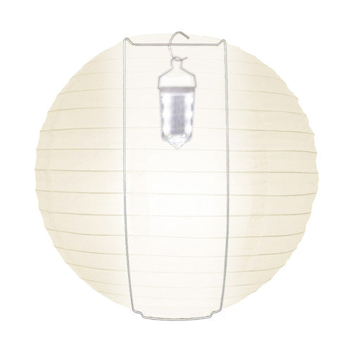 MoonBright&amp;#8482; 12-LED Omni360 Remote Control Omni-Directional Lantern Light, Hanging / Table Top, Cool White (Battery Powered) - PaperLanternStore.com - Paper Lanterns, Decor, Party Lights &amp; More