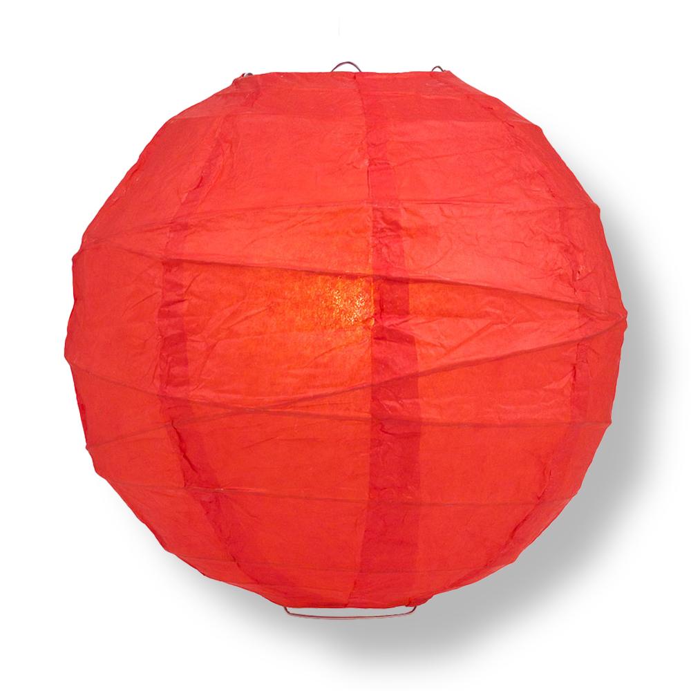12-pc Red and Green Holiday Christmas Party Pack Paper Lanterns Combo Set