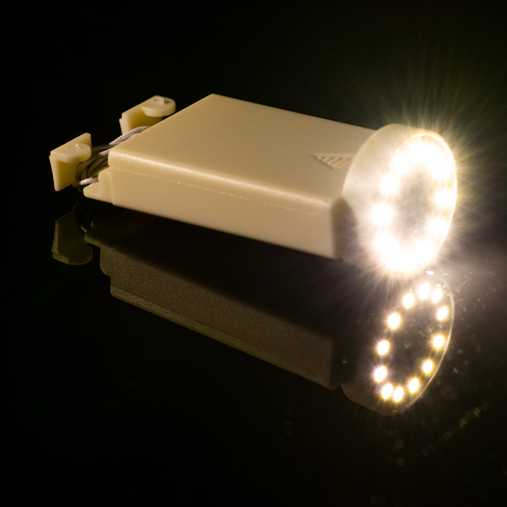 Fantado MoonBright™ 12-LED Multi-function Remote Controlled Light for Paper Lanterns, Warm White (Battery Powered) - PaperLanternStore.com - Paper Lanterns, Decor, Party Lights & More