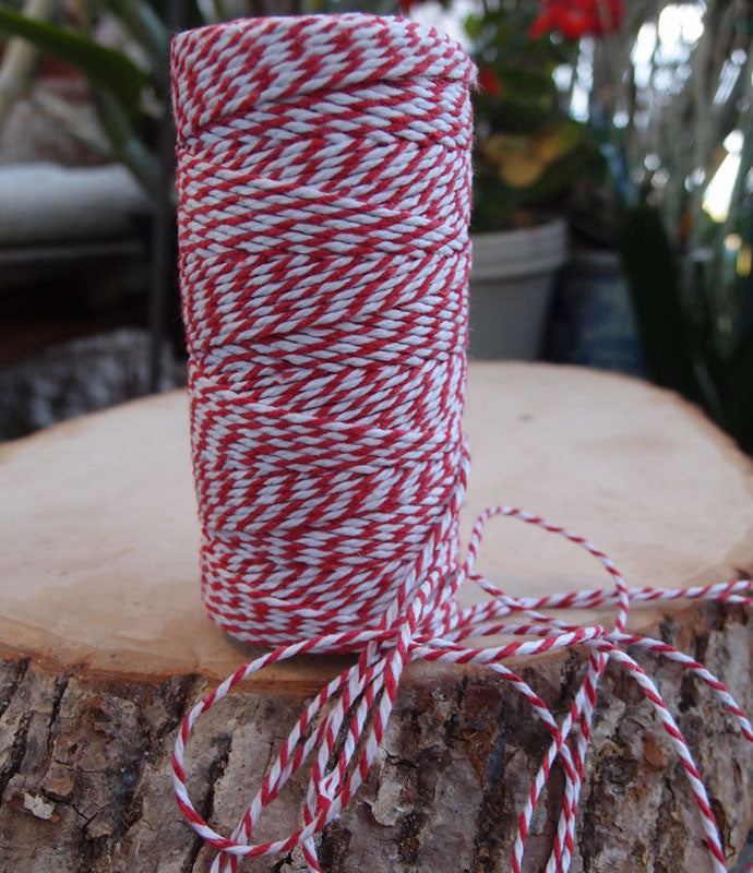 Red Bakers Twine Decorative Craft String - PaperLanternStore.com - Paper Lanterns, Decor, Party Lights & More