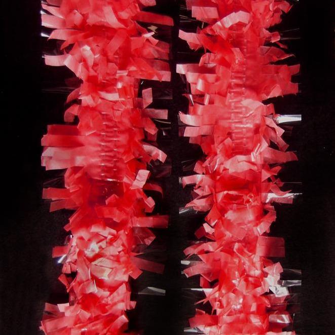 Red Tissue Festooning Fringe Garlands - PaperLanternStore.com - Paper Lanterns, Decor, Party Lights &amp; More