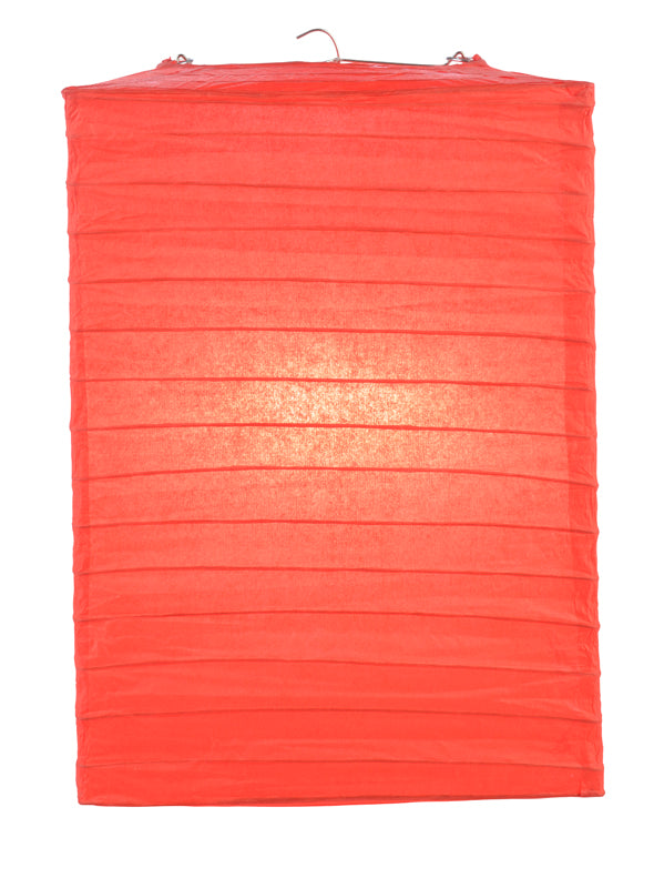 Red Hako Paper Lantern - PaperLanternStore.com - Paper Lanterns, Decor, Party Lights & More
