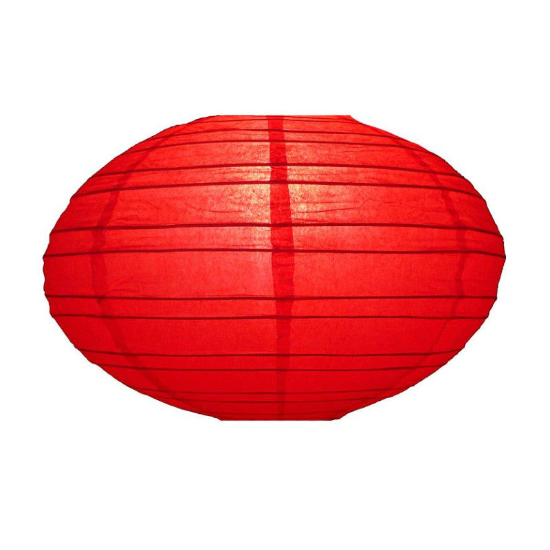 16" Red Saturn Paper Lantern - PaperLanternStore.com - Paper Lanterns, Decor, Party Lights & More