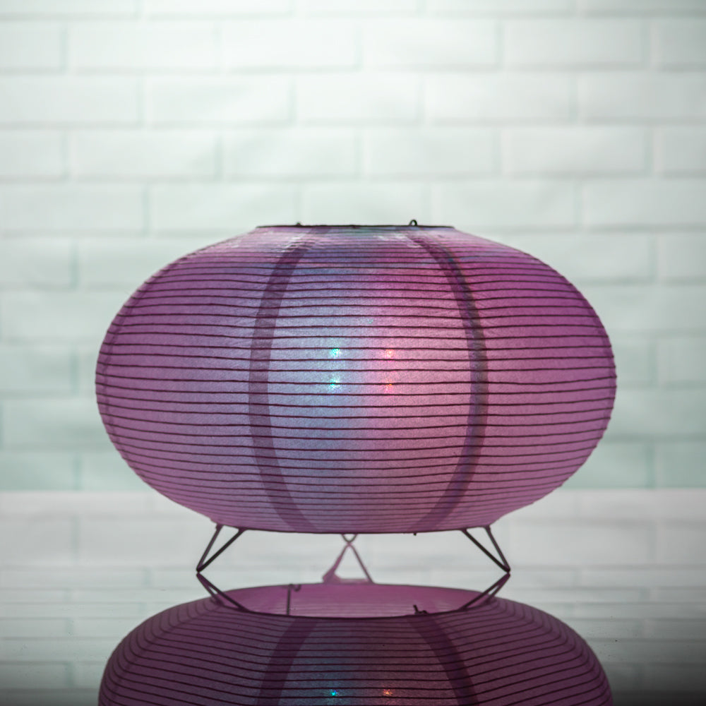 Saturn Fine Line Color-Changing LED Table Top Lantern Lamp Light KIT w/ Remote, Omni360 Battery Powered - PaperLanternStore.com - Paper Lanterns, Decor, Party Lights & More