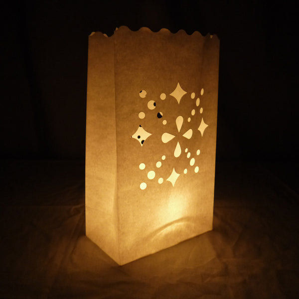 Multiple Shapes Paper Luminaries Luminary Lantern Bags Path