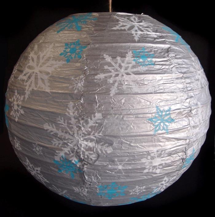 14&quot; Christmas Holiday Mix Paper Lantern String Light COMBO Kit (21 FT, EXPANDABLE, White Cord)