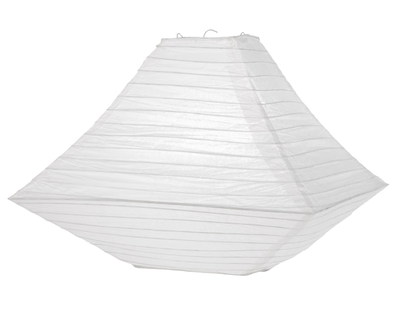 14&quot; White Pagoda Paper Lantern - PaperLanternStore.com - Paper Lanterns, Decor, Party Lights &amp; More