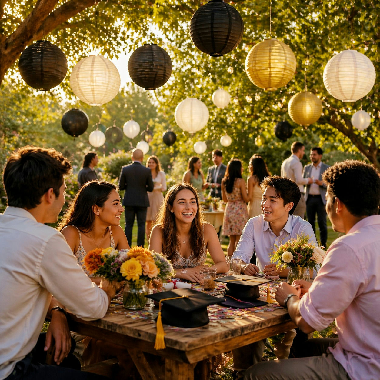How to Decorate a Graduation Party with Paper Lanterns