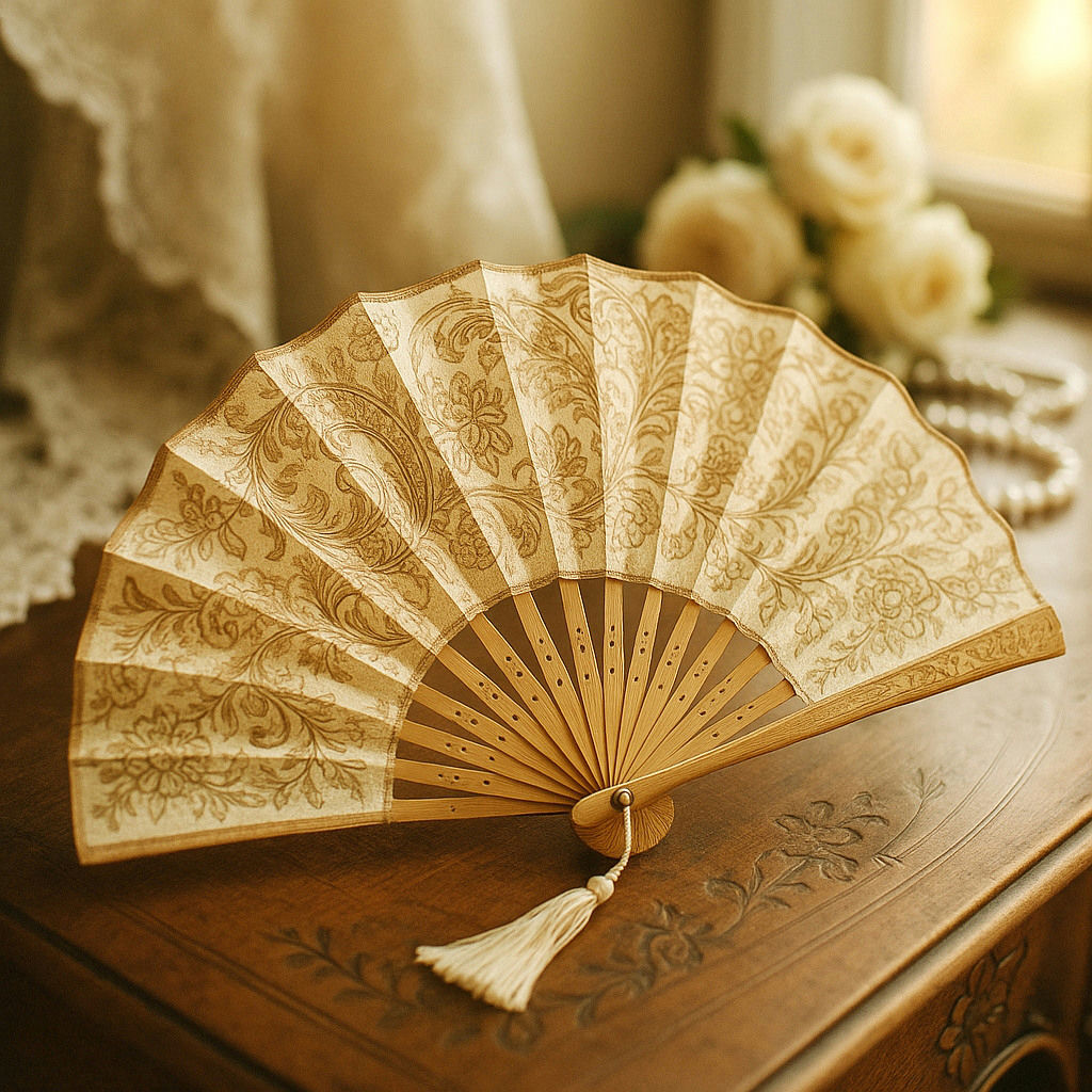 The History and Meaning Behind Hand Fans as Wedding Favors