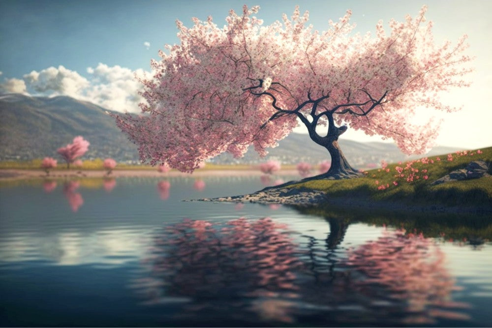 The Beauty and Symbolism of Cherry Blossoms and Plum Blossoms in Decorative Art