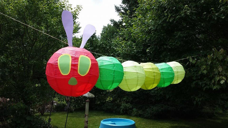 DIY Baby Shower Caterpillar