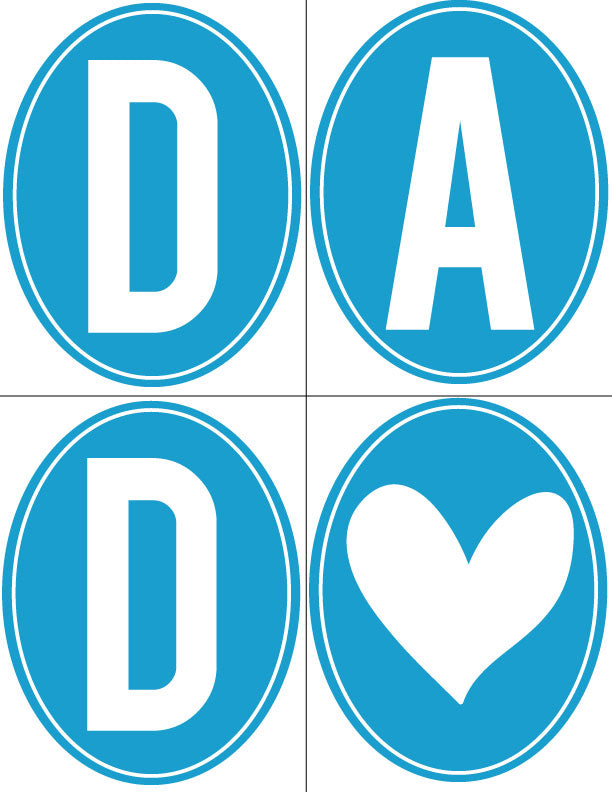 DIY Father's Day Banner