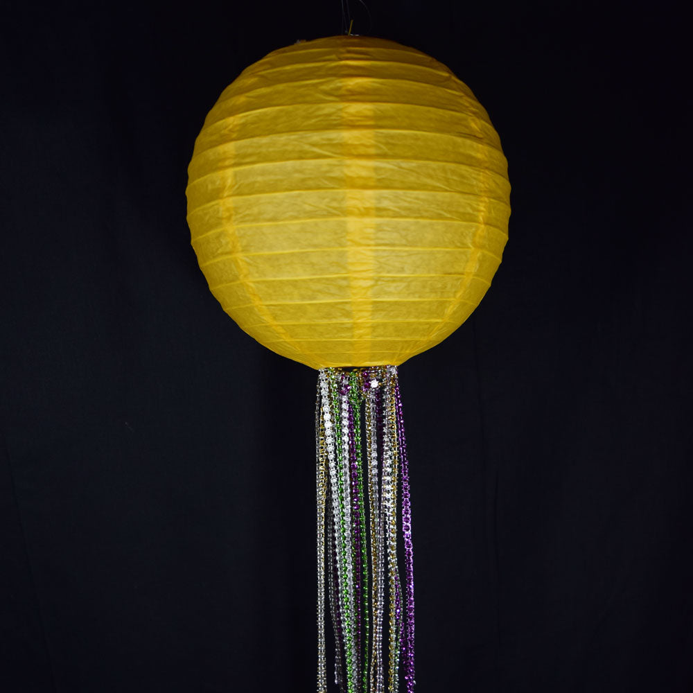 DIY Mardi Gras Paper Lantern