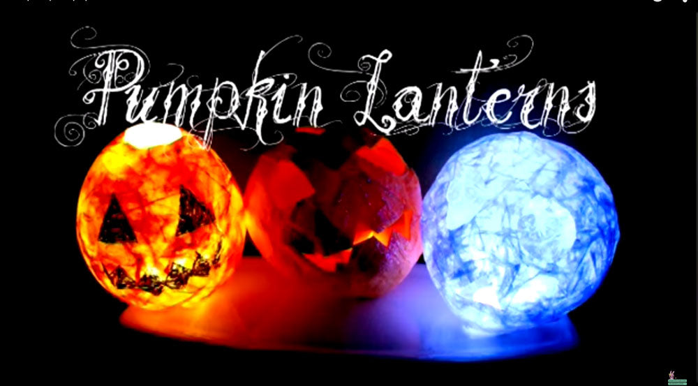 DIY Pumpkin Paper Lantern