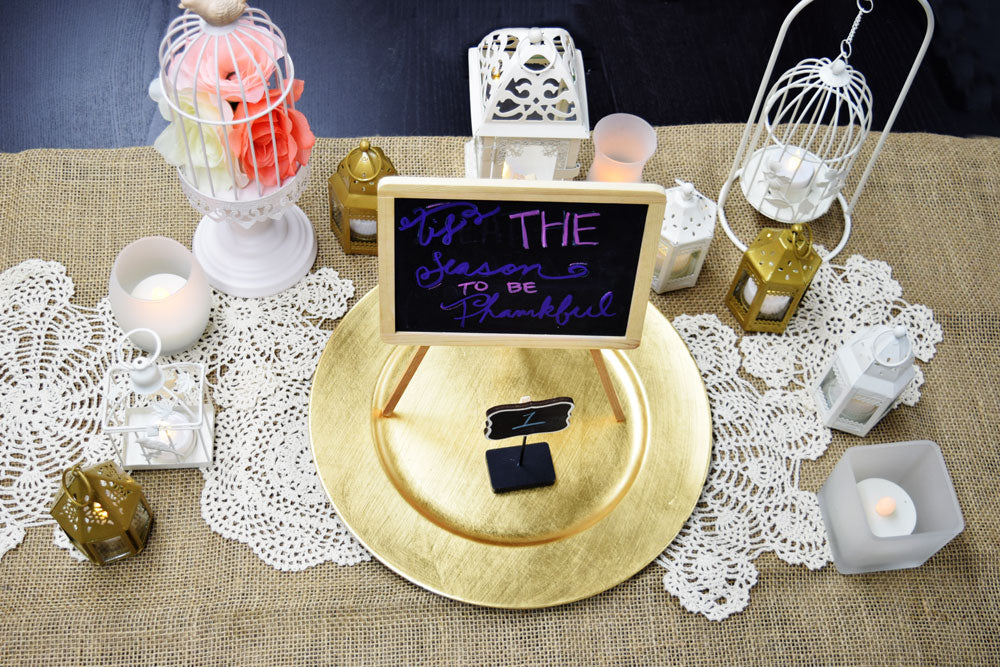 DIY Rustic Thanksgiving Table Setup