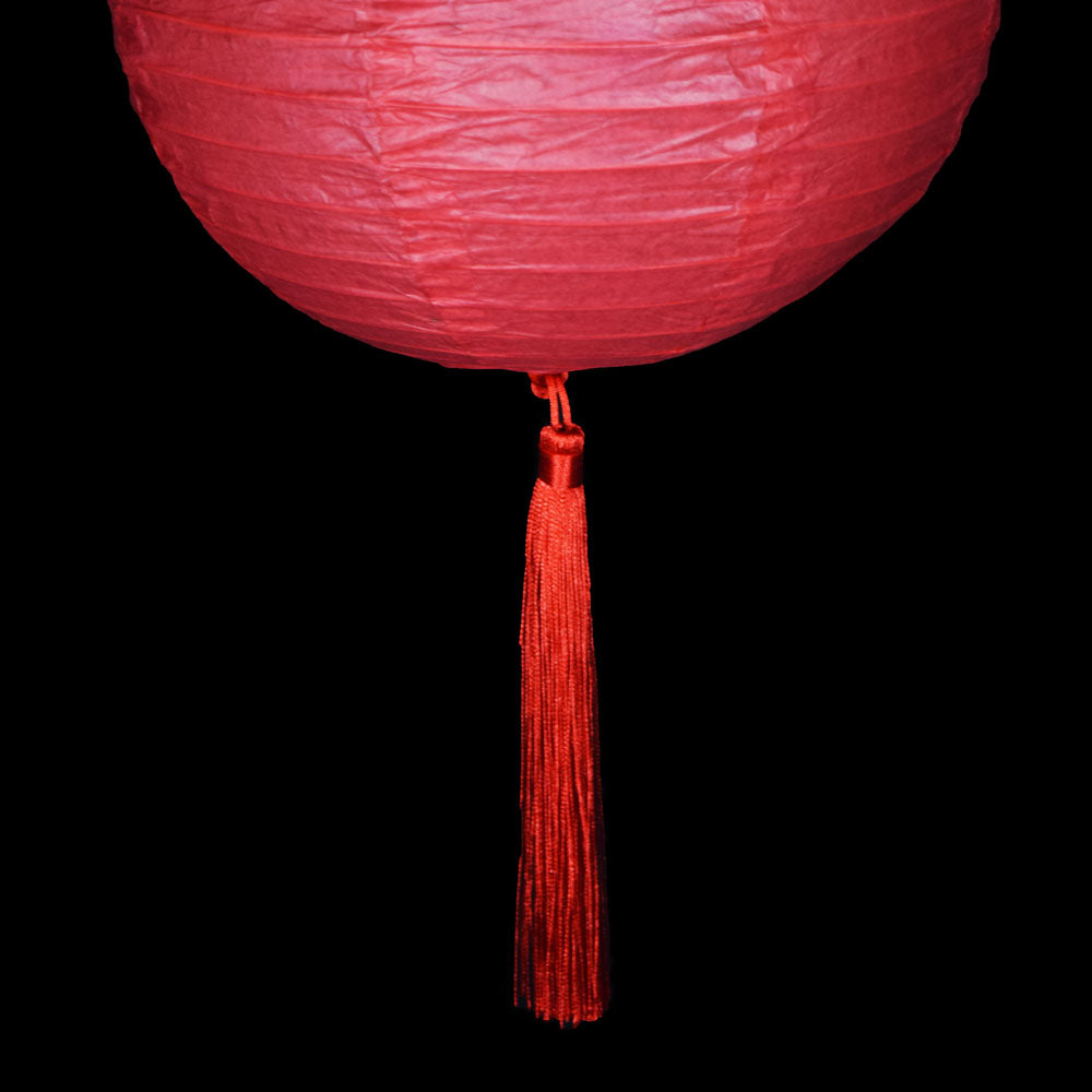 How to Add Tassel Hanging Ornament on Paper Lantern
