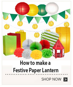How to make a Festive Paper Lantern