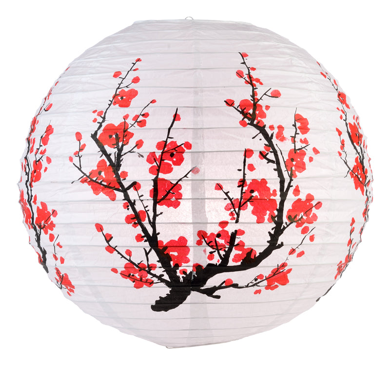 16" Round Patterned Paper Lanterns