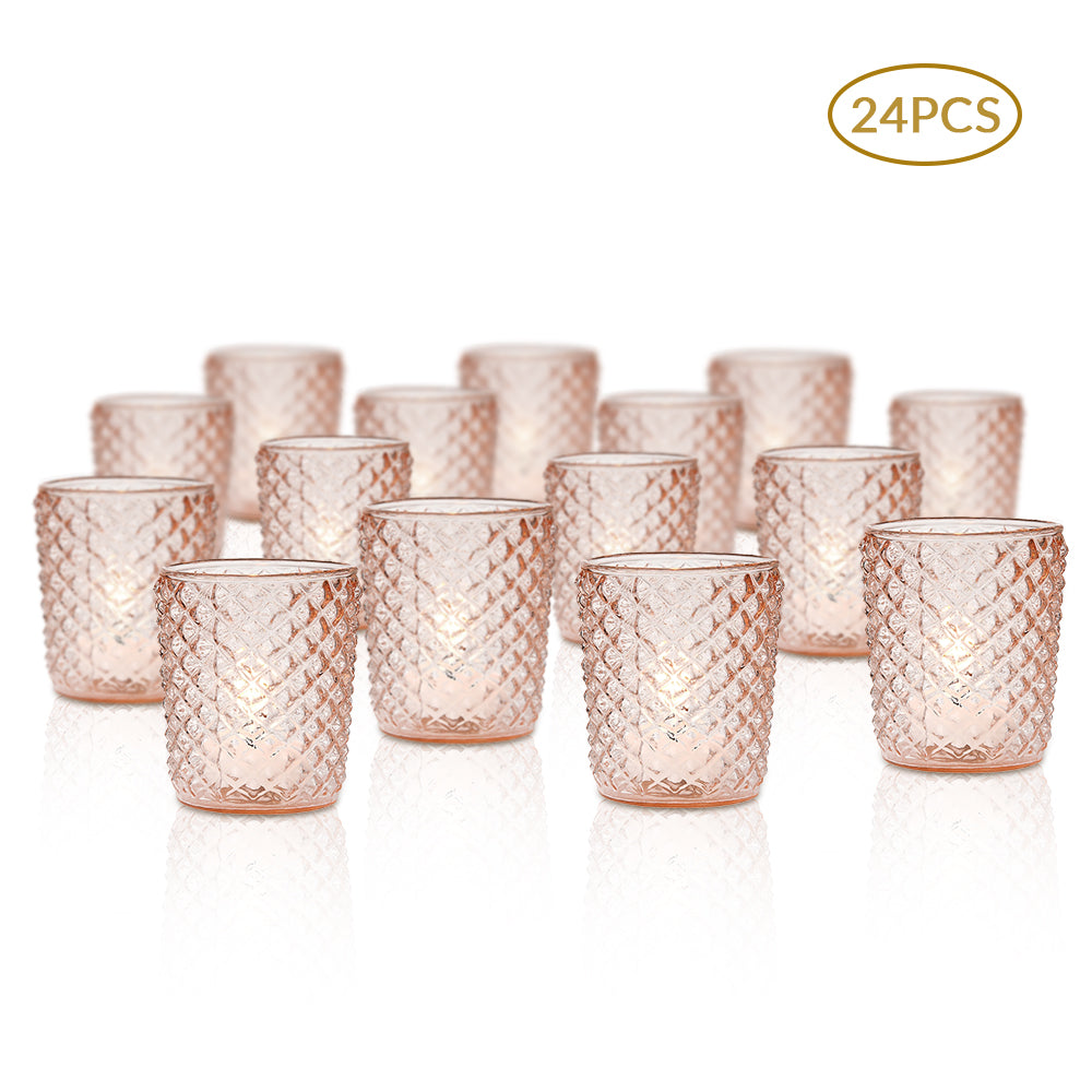 Clear & Colored Glass Votives