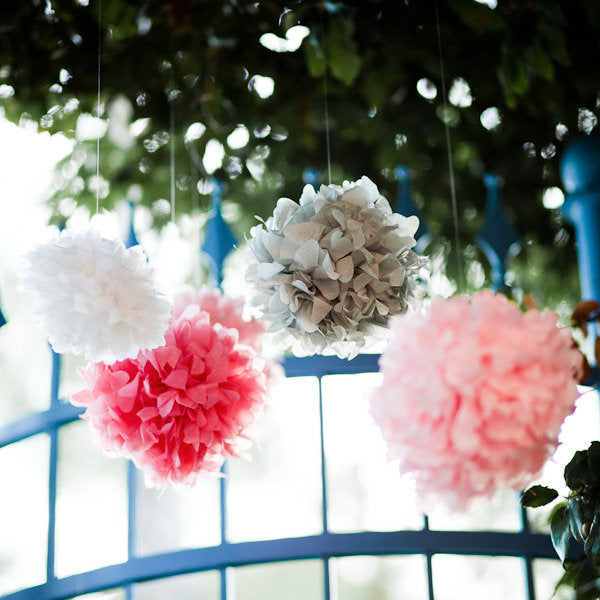 8" Tissue Pom Poms