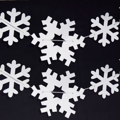 Holiday Themed Party Paper Garlands