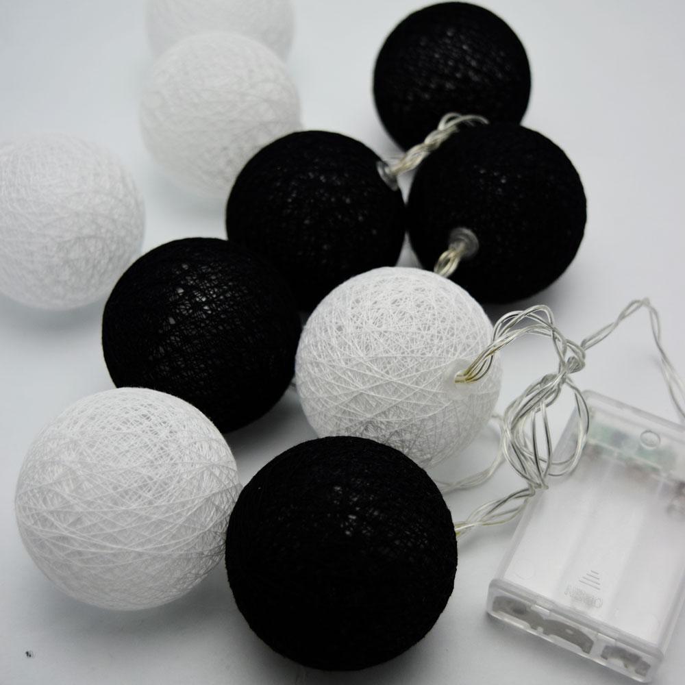 Cotton Ball String Lights